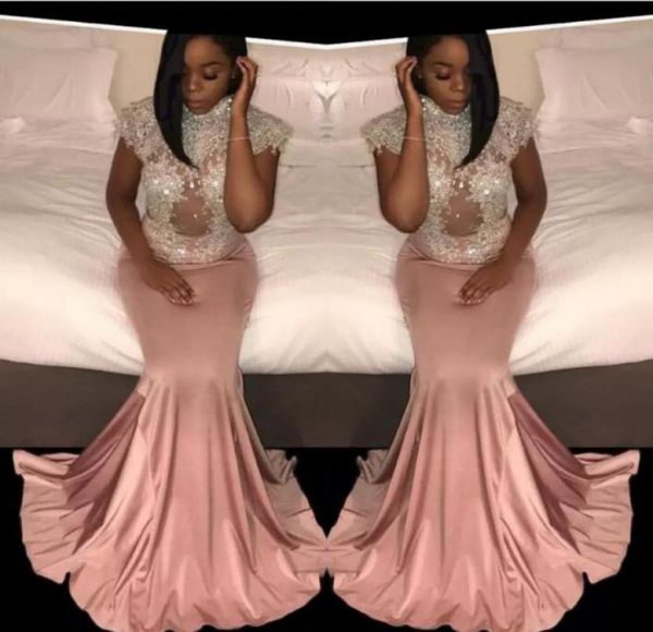sequins beaded high neck prom dresses 2k17 dusty pink mermaid evening gowns cap sleeves waist see through cocktail formal party ve7186187, Black
sequins beaded high neck prom dresses 2k17 dusty pink mermaid evening gowns cap sleeves waist see through cocktail formal party ve7186187, Black