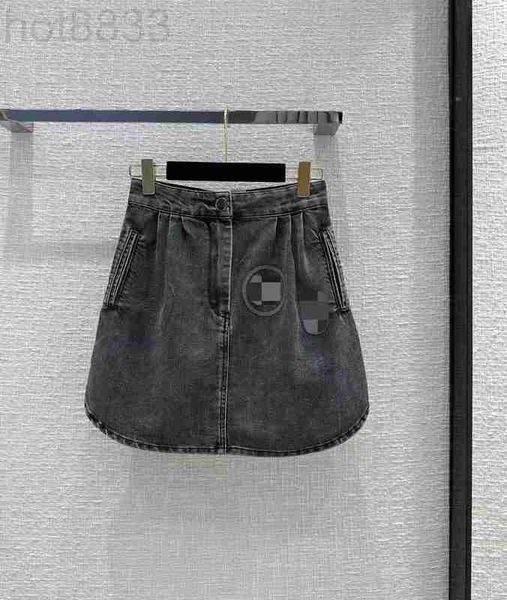 women's shorts designer 23 early spring digital patch embroidery high waist pleated a-line denim skirt for women 5yr1, White;black
women's shorts designer 23 early spring digital patch embroidery high waist pleated a-line denim skirt for women 5yr1, White;black