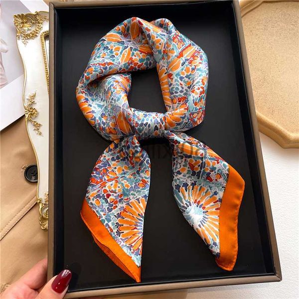 scarves luxury hijab hair bands 2023 square silk scarf for women neckerchief female satin shawl ribbon headband fashion wraps bandana j23070, Blue;gray
scarves luxury hijab hair bands 2023 square silk scarf for women neckerchief female satin shawl ribbon headband fashion wraps bandana j23070, Blue;gray