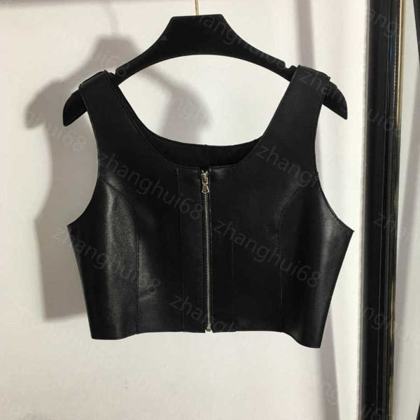 23ss womens tanks womens designer clothing tank vests front zipper design 100% imported sheepskin leather waistcoat short vest womens clothe, White
23ss womens tanks womens designer clothing tank vests front zipper design 100% imported sheepskin leather waistcoat short vest womens clothe, White