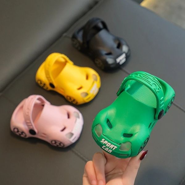 slipper summer children' cartoon car sandals solid color soft non-slip comfortable breathable home sandals slippers beach hole shoes 2, Black;grey
slipper summer children' cartoon car sandals solid color soft non-slip comfortable breathable home sandals slippers beach hole shoes 2, Black;grey