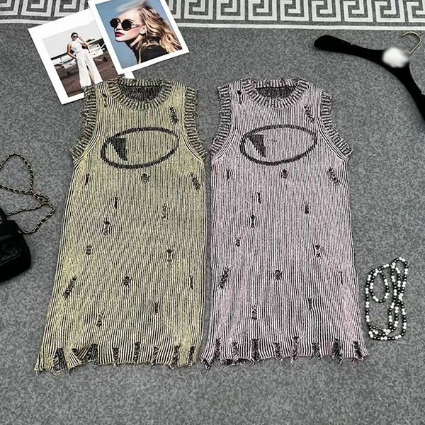 women's dresses summer new do old wear holes fringed knitted sleeveless sundress design sense slim knit dress woman vests knit tight t-, Black
women's dresses summer new do old wear holes fringed knitted sleeveless sundress design sense slim knit dress woman vests knit tight t-, Black