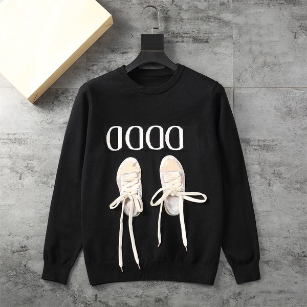men's designer sweater knit crew neck womens fashion letter black luxury sweatshirt long sleeve pullover oversized plain pullover sweat, White;black
men's designer sweater knit crew neck womens fashion letter black luxury sweatshirt long sleeve pullover oversized plain pullover sweat, White;black