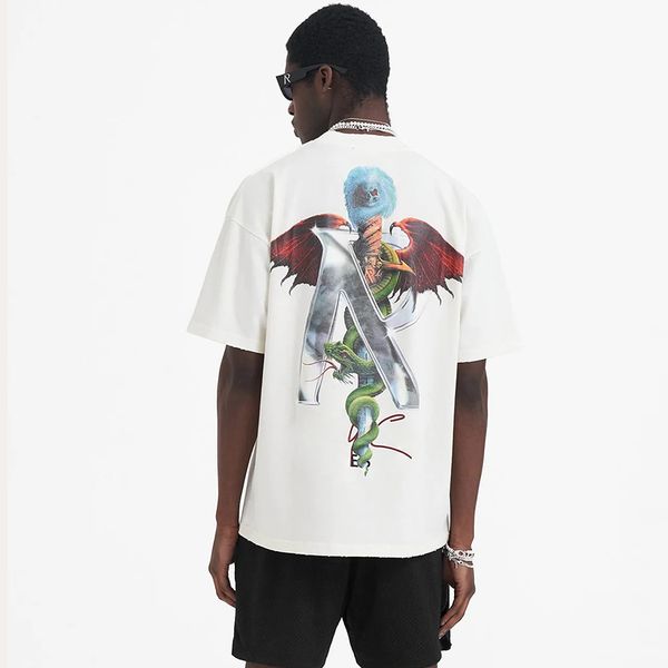 23ss new woman men's t-shirts high end classic skeleton devil sword printing tee vintage summer beach breathable street fashion casual, White;black
23ss new woman men's t-shirts high end classic skeleton devil sword printing tee vintage summer beach breathable street fashion casual, White;black