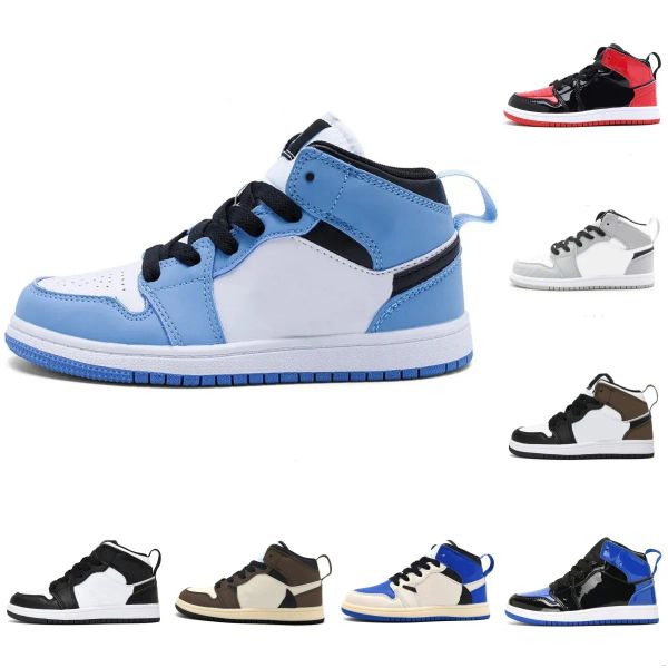 kids jorden 1s basketball shoes off boy girl mid high air jumpman 1 dark mocha chicago obsidian unc white lucky green sports trainers sneake, Black
kids jorden 1s basketball shoes off boy girl mid high air jumpman 1 dark mocha chicago obsidian unc white lucky green sports trainers sneake, Black