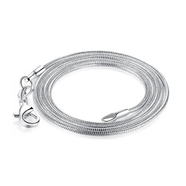 big promotion 1mm 925 silver snake chain necklace with lobster clasps jewelry chains for pendant diy 16inch to 24 inch
big promotion 1mm 925 silver snake chain necklace with lobster clasps jewelry chains for pendant diy 16inch to 24 inch
