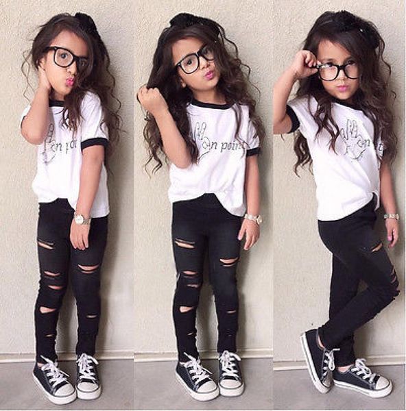 ripped pants cut trousers 2pcs outfits set 2pcs cute baby kids girls summer clothes sets fashion outfits 2 3 4 5 6 7 years8276797, White
ripped pants cut trousers 2pcs outfits set 2pcs cute baby kids girls summer clothes sets fashion outfits 2 3 4 5 6 7 years8276797, White
