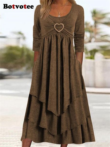basic casual dresses botvotee elegant solid dress for women 2023 fashion long sleeve o neck tierred vintage a line 230701, Black;gray
basic casual dresses botvotee elegant solid dress for women 2023 fashion long sleeve o neck tierred vintage a line 230701, Black;gray