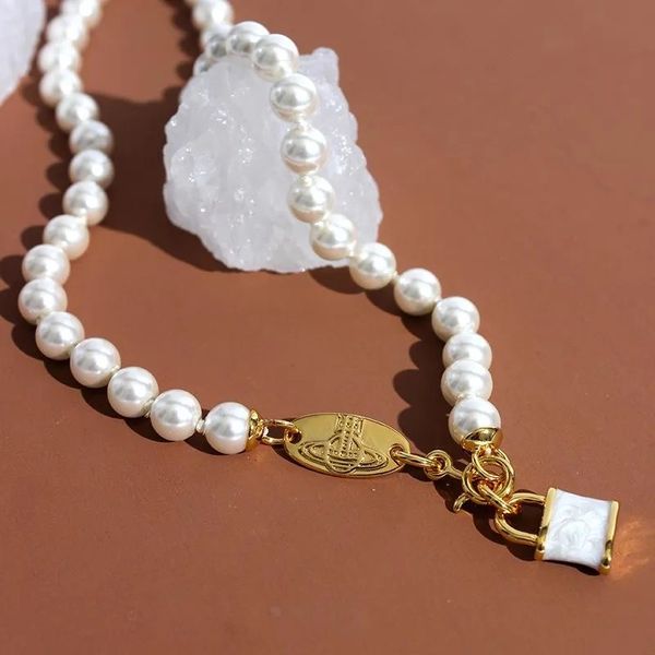 necklaces chain pendant necklaces punk wind model of pearl necklace enamel female vivian collarbone chain, Silver
necklaces chain pendant necklaces punk wind model of pearl necklace enamel female vivian collarbone chain, Silver