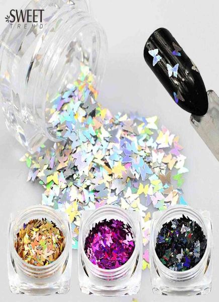1bottle 3d nail art glitter colorful laser butterfly sequins slice tips nail decoration diy manicure tools lahd01055557651, Black
1bottle 3d nail art glitter colorful laser butterfly sequins slice tips nail decoration diy manicure tools lahd01055557651, Black