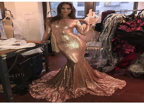 shiny sequins golden evening dresses high neck with long sleeves mermaid fitted bling bling prom gowns5604138, Black;red
shiny sequins golden evening dresses high neck with long sleeves mermaid fitted bling bling prom gowns5604138, Black;red