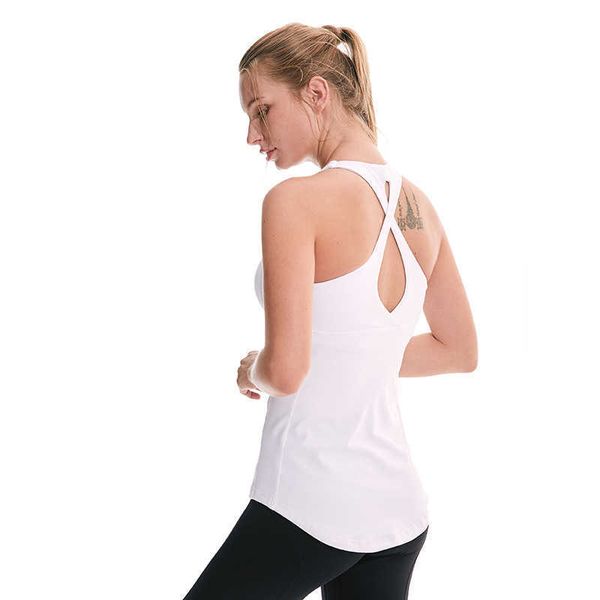 new yoga vest with bra high elastic nylon solid color yoga clothes running sports fitness clothes, White;red
new yoga vest with bra high elastic nylon solid color yoga clothes running sports fitness clothes, White;red