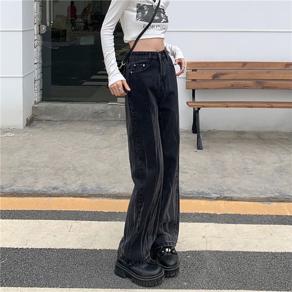 women s jeans n5390 women s high waist slim casual all match wide leg denim trousers jeans 230701, Blue
women s jeans n5390 women s high waist slim casual all match wide leg denim trousers jeans 230701, Blue
