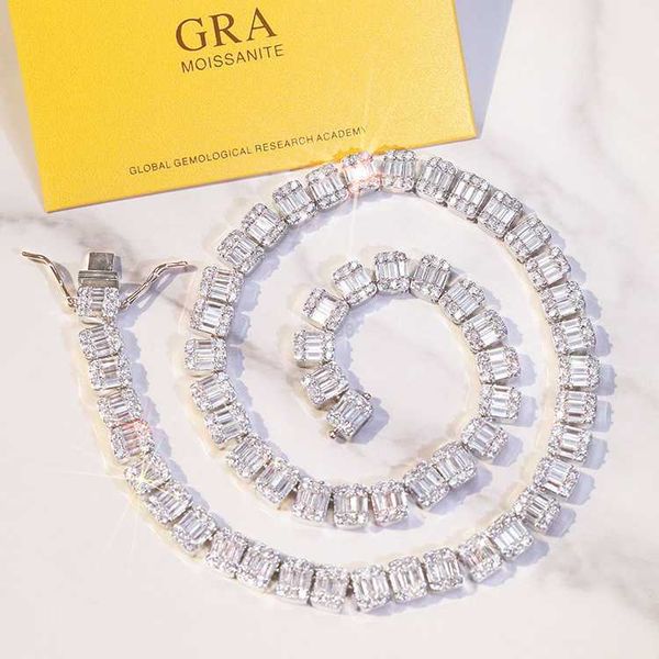 wu zhou design with gra baguettes moissanite 9mm wide sterling silver gold plated cuban chain for mens rapper necklace
wu zhou design with gra baguettes moissanite 9mm wide sterling silver gold plated cuban chain for mens rapper necklace
