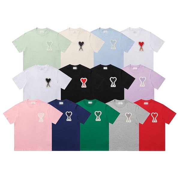 designer mens t-shirt 23ss summer classic heart solid love embroidery short sleeve couple t-shirt casual loose amis paris a logo t-shirt tee, White;black
designer mens t-shirt 23ss summer classic heart solid love embroidery short sleeve couple t-shirt casual loose amis paris a logo t-shirt tee, White;black