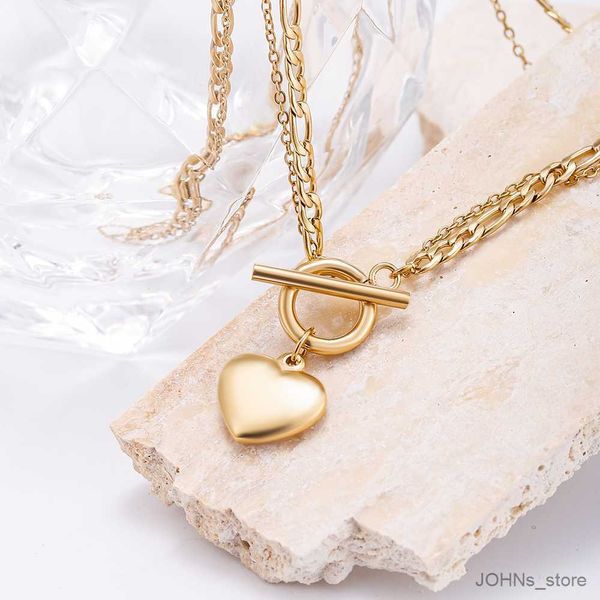 pendant women's stainless steel love heart pendant trend jewelry new neck chain necklace for women r230703, Silver
pendant women's stainless steel love heart pendant trend jewelry new neck chain necklace for women r230703, Silver