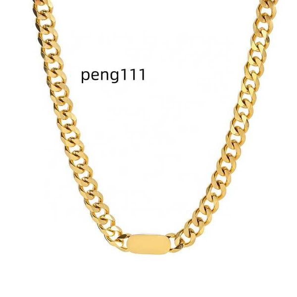 fine jewelry women stainless steel thick chain men necklace 18k gold plated bar choker pendant necklace, Silver
fine jewelry women stainless steel thick chain men necklace 18k gold plated bar choker pendant necklace, Silver