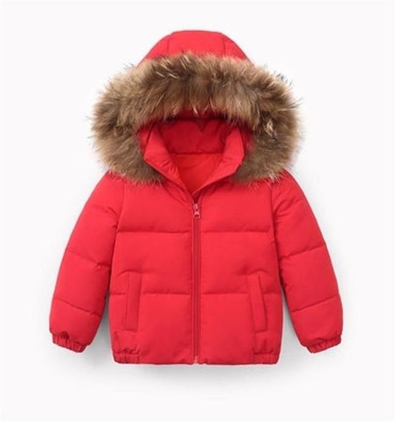 winter childrens coat fur collar hooded kids clothes baby boys girls thickened down jacket y0912 2010225242452, Blue;gray 
winter childrens coat fur collar hooded kids clothes baby boys girls thickened down jacket y0912 2010225242452, Blue;gray