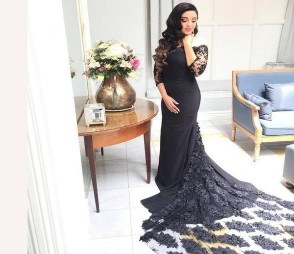 elegant offtheshoulder black mermaid prom dresses with long flowers tail 34 long sleeve lace formal party gown zipper back5705933
elegant offtheshoulder black mermaid prom dresses with long flowers tail 34 long sleeve lace formal party gown zipper back5705933