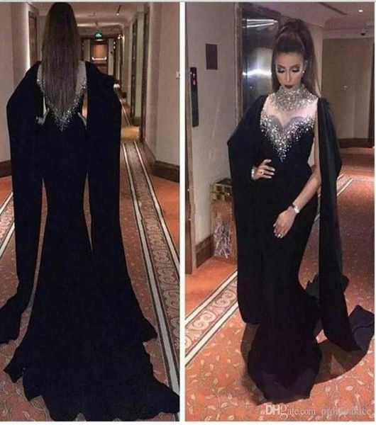 arabic black mermaid evening dresses high neck long prom gowns sheath pageant formal prom dress gowns with wrap 20193827502, Black;red
arabic black mermaid evening dresses high neck long prom gowns sheath pageant formal prom dress gowns with wrap 20193827502, Black;red