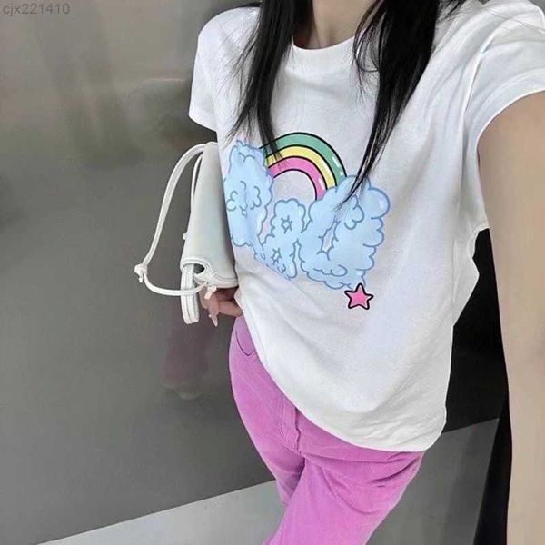 23ss tide shirt dg designer lgbt rainbow printed tshirts and thin round neck short-sleeved summer womens vsw5, Black
23ss tide shirt dg designer lgbt rainbow printed tshirts and thin round neck short-sleeved summer womens vsw5, Black