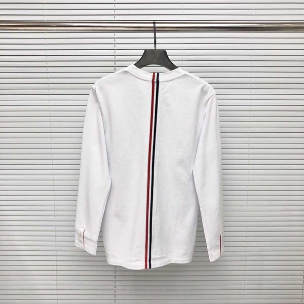 tb thom men s t-shirt back striped webbing design fashion brand tees o-neck long-sleeved t-shirt cotton spring autumn tb t-shi, White;black
tb thom men s t-shirt back striped webbing design fashion brand tees o-neck long-sleeved t-shirt cotton spring autumn tb t-shi, White;black