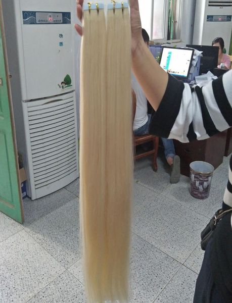 grade 10adouble drawn blonde color 613 pu tape in hair extension 100 human remy hair 1203903926039039 weight 2 g4927230, Black
grade 10adouble drawn blonde color 613 pu tape in hair extension 100 human remy hair 1203903926039039 weight 2 g4927230, Black