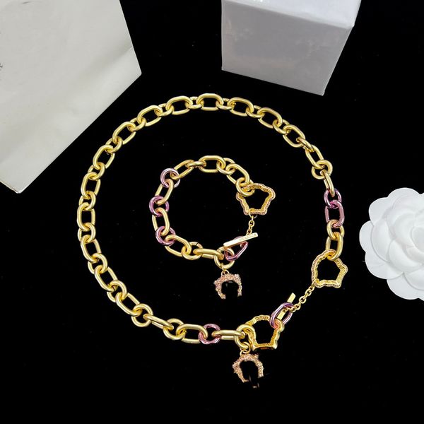 gold purple double color thick chain beauty head banshee necklaces bracelet 18k gold plated men women hiphop rock punk designer jewelry xms6, Black
gold purple double color thick chain beauty head banshee necklaces bracelet 18k gold plated men women hiphop rock punk designer jewelry xms6, Black