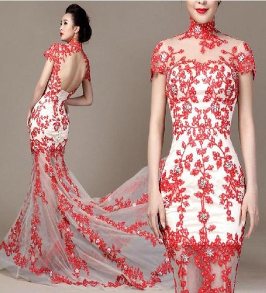 custom latest charming high neck backless wedding dresses white and red lace bridal mermaid wedding gowns2373511
custom latest charming high neck backless wedding dresses white and red lace bridal mermaid wedding gowns2373511