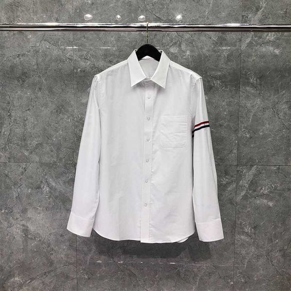 tb thom white shirts men's long sleeve rwb striped oxford causal shirts spring soft comfortable office business dress shirts, White;black
tb thom white shirts men's long sleeve rwb striped oxford causal shirts spring soft comfortable office business dress shirts, White;black
