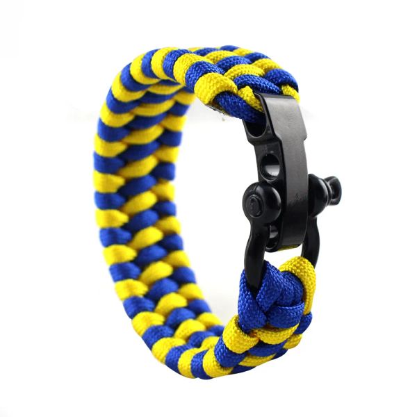 bohemian style mens and womens handmade colorful woven paracord link bracelet stainless steel buckle bracelets, Black
bohemian style mens and womens handmade colorful woven paracord link bracelet stainless steel buckle bracelets, Black