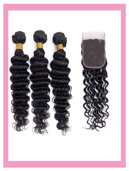 malaysian unprocessed human hair extensions deep wave bundles with 4x4 lace closure middle three part deep curly natural colo4040730, Black;brown
malaysian unprocessed human hair extensions deep wave bundles with 4x4 lace closure middle three part deep curly natural colo4040730, Black;brown