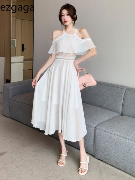 basic casual dresses ezgaga french style temperament women off shoulder slash neck ruffles patchwork lace elegant dress female fashion 23070, Black;gray
basic casual dresses ezgaga french style temperament women off shoulder slash neck ruffles patchwork lace elegant dress female fashion 23070, Black;gray