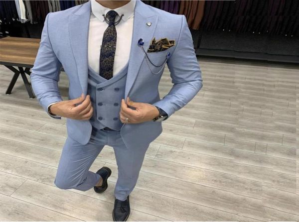 fashionable men039s suits slim fit peaked lapel one button wedding tuxedos prom bouquet man blazer jacketpantsvest7204540, Black;gray
fashionable men039s suits slim fit peaked lapel one button wedding tuxedos prom bouquet man blazer jacketpantsvest7204540, Black;gray