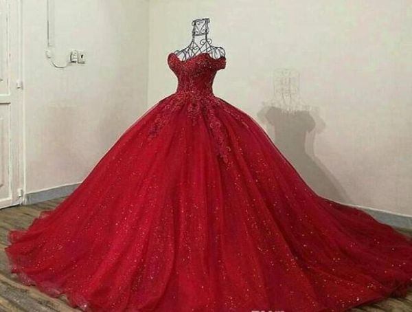 2019 sparkly red 3d lace appliqued quinceanera dresses off the shoulder sweet 16 ball gowns tulle prom dress quinceanera gowns lac9853275, Black
2019 sparkly red 3d lace appliqued quinceanera dresses off the shoulder sweet 16 ball gowns tulle prom dress quinceanera gowns lac9853275, Black