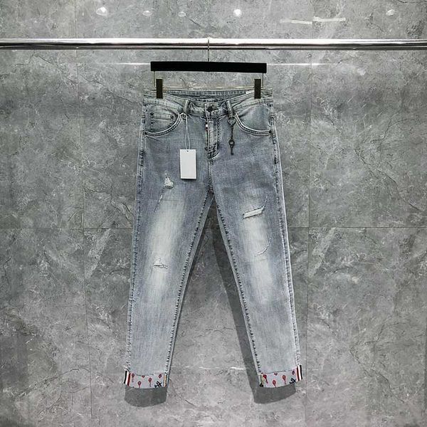 men's jeans tb thom jeans men spring summer thin pants blue casual break hole striped denim trousers slim men's tb jeans
men's jeans tb thom jeans men spring summer thin pants blue casual break hole striped denim trousers slim men's tb jeans