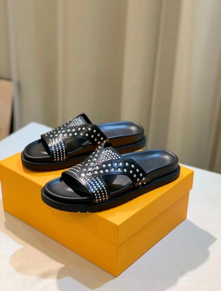 2023 mule waterfront men women slide sandals designer shoes luxury slide summer fashion wide flat slippery thick sandals slipper flip flops, Black
2023 mule waterfront men women slide sandals designer shoes luxury slide summer fashion wide flat slippery thick sandals slipper flip flops, Black