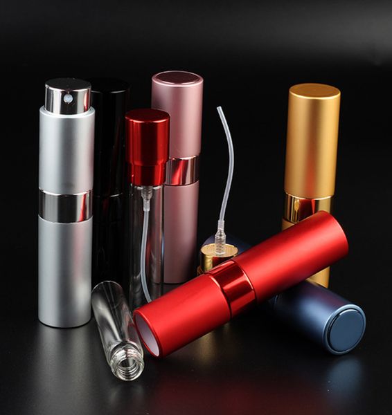 8ml telescopic rotation packing portable perfume empty bottle glass spray, many style choices, support custom logo
8ml telescopic rotation packing portable perfume empty bottle glass spray, many style choices, support custom logo