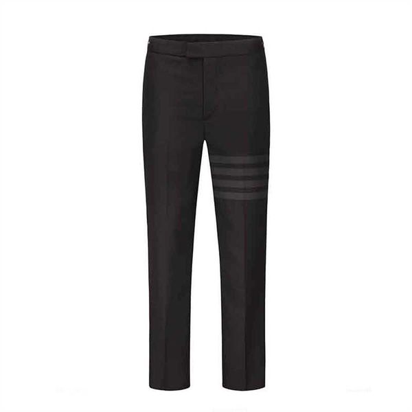 men's pants tb browin thom men's suit pants classic stripe formal casual nine-point korean style brand slim business trousers iron, Black
men's pants tb browin thom men's suit pants classic stripe formal casual nine-point korean style brand slim business trousers iron, Black