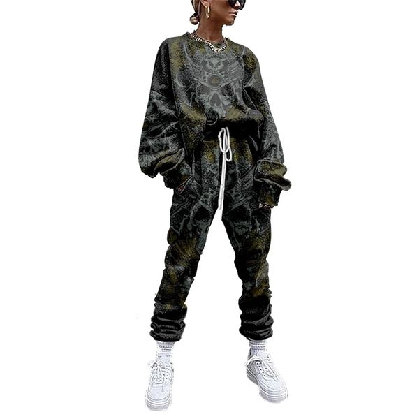 women s hoodies sweatshirt tracksuit 2 piece outfit sweatshirt straight sweatpants matching set halloween skull art fitness sporty streetwea, Black
women s hoodies sweatshirt tracksuit 2 piece outfit sweatshirt straight sweatpants matching set halloween skull art fitness sporty streetwea, Black