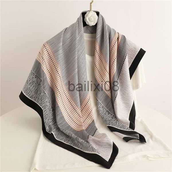 scarves twill silk headscarf for women print solid 90*90cm square scarf hijab bandana female neckerchief hand shawl wraps echarpe j230703, Blue;gray
scarves twill silk headscarf for women print solid 90*90cm square scarf hijab bandana female neckerchief hand shawl wraps echarpe j230703, Blue;gray