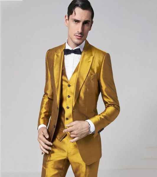 2019 new arrival golden yellow satin men suits slim fit prom party stage performance costumes ternos ceremony suits men 3 pieces9408396, Black;gray
2019 new arrival golden yellow satin men suits slim fit prom party stage performance costumes ternos ceremony suits men 3 pieces9408396, Black;gray