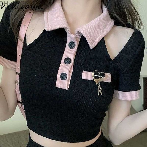 women's t-shirt women s t shirt summer t shirts hollow out off shoulder tunic tshirts korean fashion y2k crop blusas mujer de moda 230, White
women's t-shirt women s t shirt summer t shirts hollow out off shoulder tunic tshirts korean fashion y2k crop blusas mujer de moda 230, White