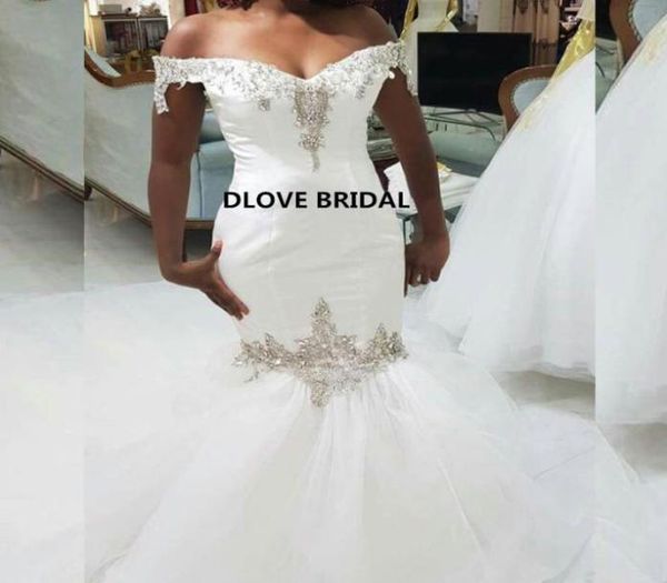new design mermaid satin off the shoulder wedding dress with crystal beadings factory custom made bridal wedding8920405, White
new design mermaid satin off the shoulder wedding dress with crystal beadings factory custom made bridal wedding8920405, White