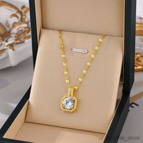 pendant luxury cubic bag pendant necklace for women stainless steel chain aesthetic jewelry r230829, Silver
pendant luxury cubic bag pendant necklace for women stainless steel chain aesthetic jewelry r230829, Silver