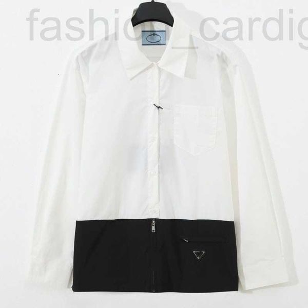 men's casual shirts designer summer mens shirt blouse all-match lapel coat men women loose long sleeved shirts metal triangle casual sh, White;black
men's casual shirts designer summer mens shirt blouse all-match lapel coat men women loose long sleeved shirts metal triangle casual sh, White;black