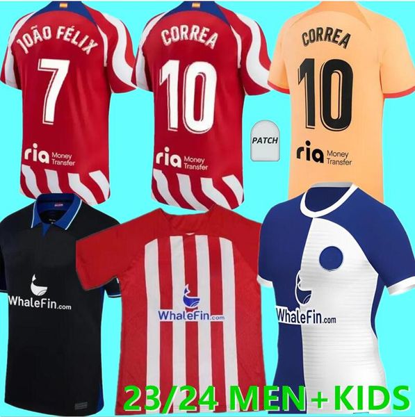 23 24 fan player atletico madrids soccer jerseys 120th anniversary memphis m. llorente correa kids kit 23 24 football shirt maillot foot 202, Black;yellow
23 24 fan player atletico madrids soccer jerseys 120th anniversary memphis m. llorente correa kids kit 23 24 football shirt maillot foot 202, Black;yellow