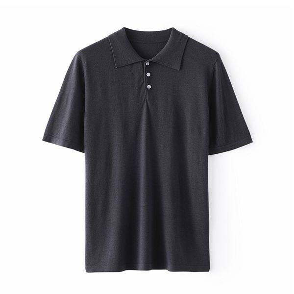 men's polos mvlyflrt 2023 spring polo neck short sleeve knitted tshirt 100 merino refined wool pullover sweater mv9528 230703, White;black
men's polos mvlyflrt 2023 spring polo neck short sleeve knitted tshirt 100 merino refined wool pullover sweater mv9528 230703, White;black