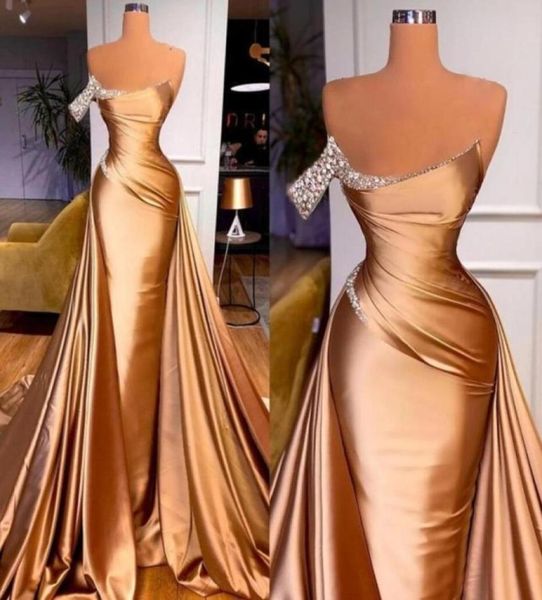 2022 chic one shoulder crystal mermaid prom dress ruffles evening gowns with detachable train bc1289 b04143594079, Black
2022 chic one shoulder crystal mermaid prom dress ruffles evening gowns with detachable train bc1289 b04143594079, Black