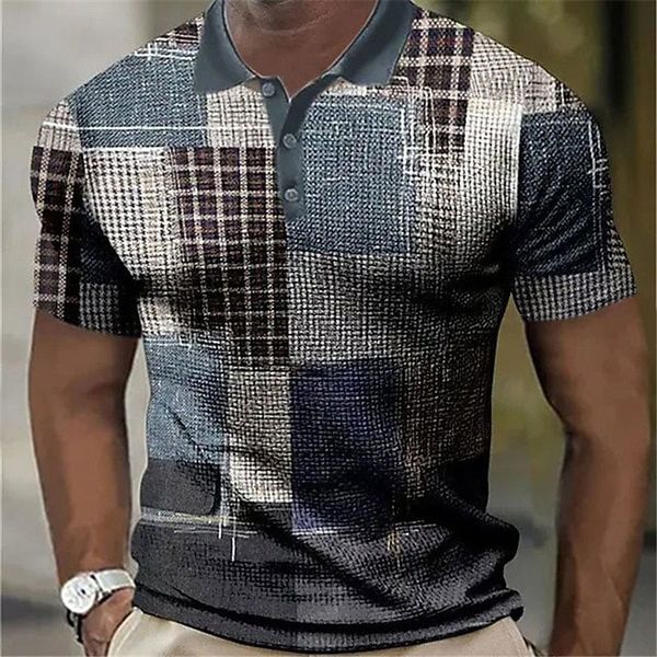 men's polos vintage polo shirt 3d printed shirts casual short sleeve blouse summer clothing oversized tees 230703, White;black
men's polos vintage polo shirt 3d printed shirts casual short sleeve blouse summer clothing oversized tees 230703, White;black
